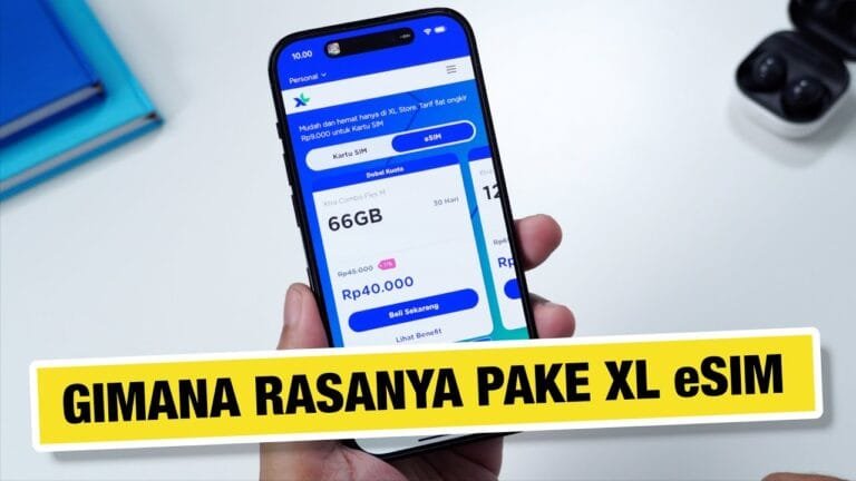 ⚡️ Apa Kelebihan Pake eSIM?! Review eSIM XL (Cara Beli, Kecepatan, dll)