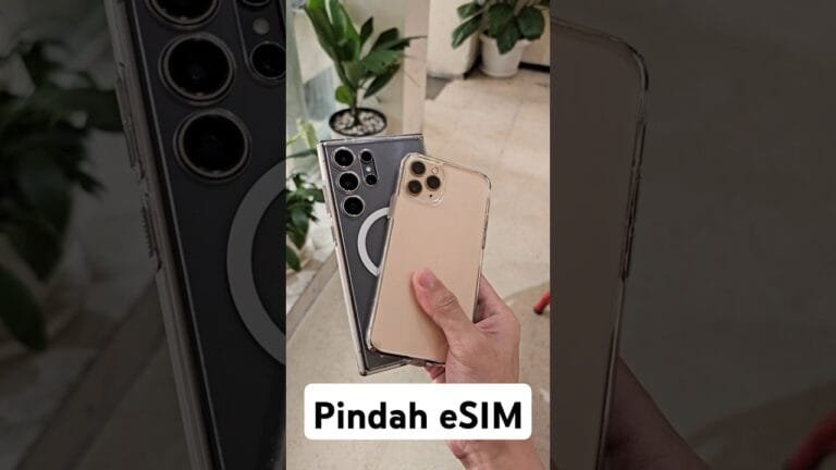 Bagaimana Cara Pindah eSIM ke HP Lain? #shorts