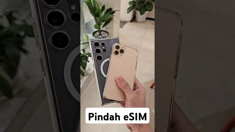 Bagaimana Cara Pindah eSIM ke HP Lain? #shorts